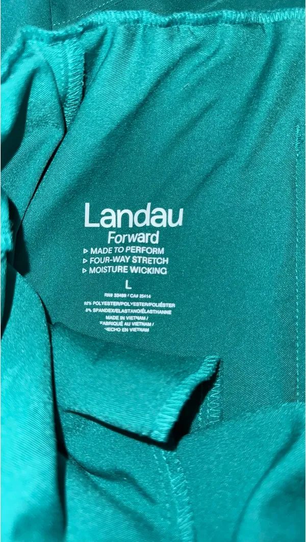 Landau Hunter Green Scrub Set - Image 3