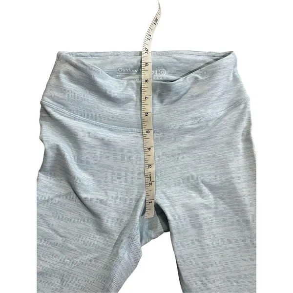 Outdoor Voices womens sky blue techsweat athletic leggings yoga pants sz XS‎ - Image 8