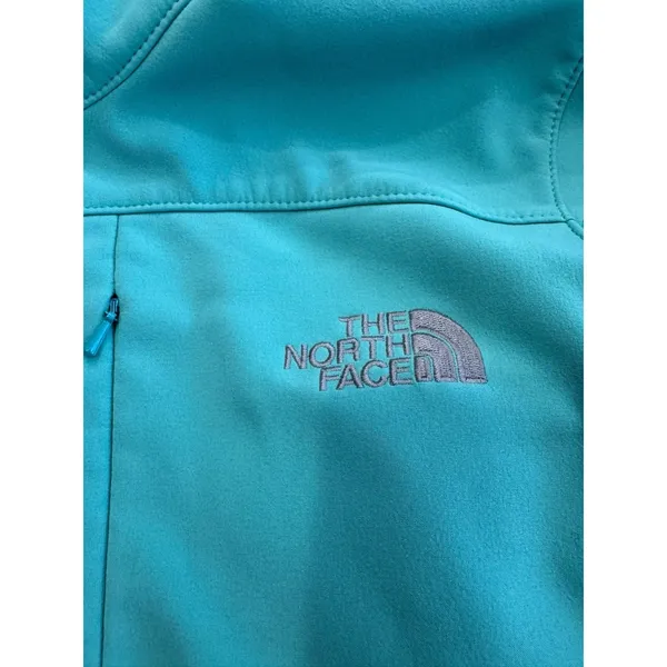 The North Face Apex Bionic Softshell Jacket Womens Small Blue Wind Resistant - Image 10