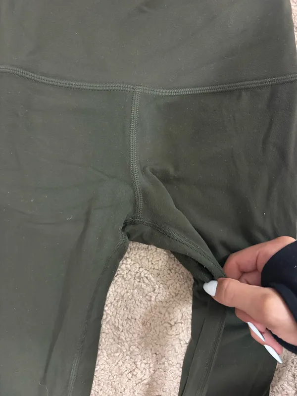 Lululemon Align Leggings Dark Green Olive TALL - Image 2