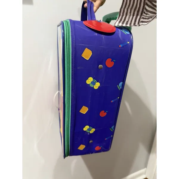 Vintage Disney Store Winnie‎ the Pooh & Piglet Rolling Suitcase Luggage Carry On - Image 4