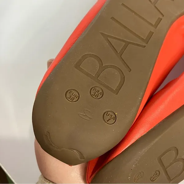 Corso Como Ballasox ballet flats bright orange size‎ 7 - Image 7