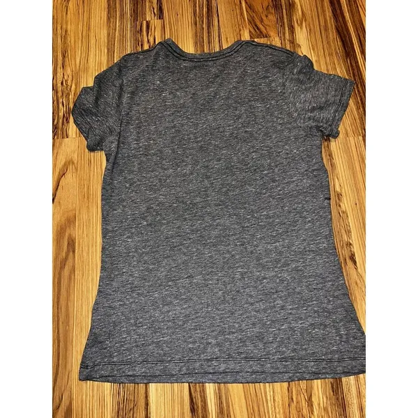 Majestic Pittsburgh Pirates‎ Women's Stripped V-neck Graphic T-shirt Sz L Large Soft Thin - Image 4