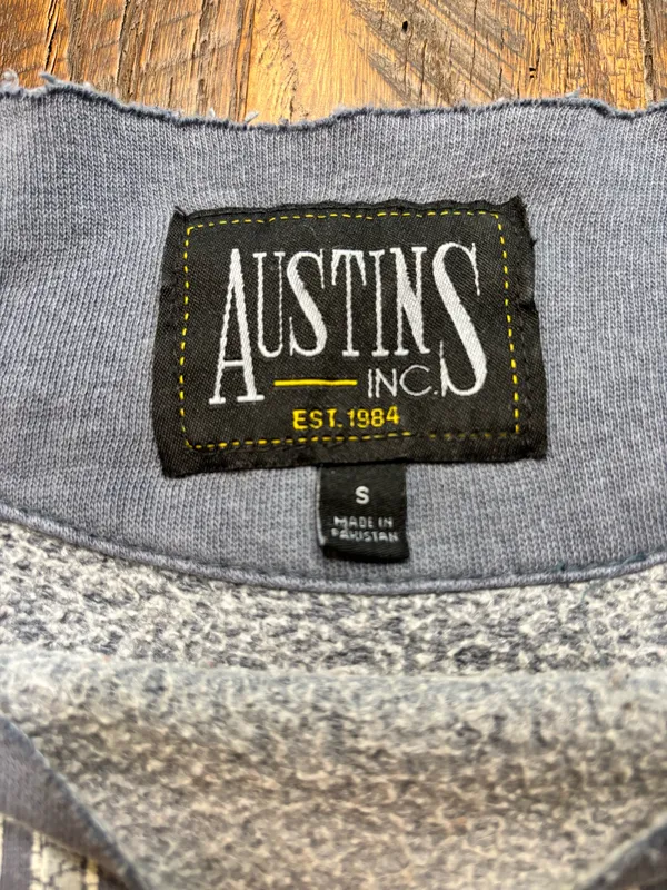 Austin's Inc Ladies Small Lido Beach Florida off-the-shoulder Sweatshirt - Image 3