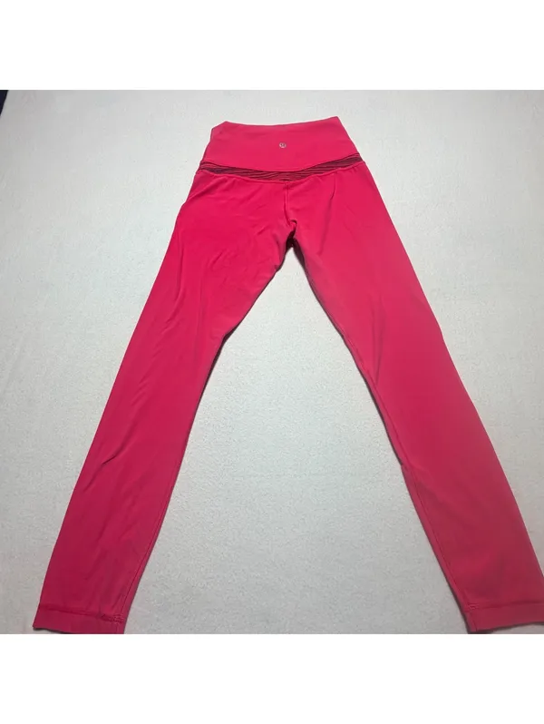 Lululemon High-Rise Red Leggings Size 4 - Image 7