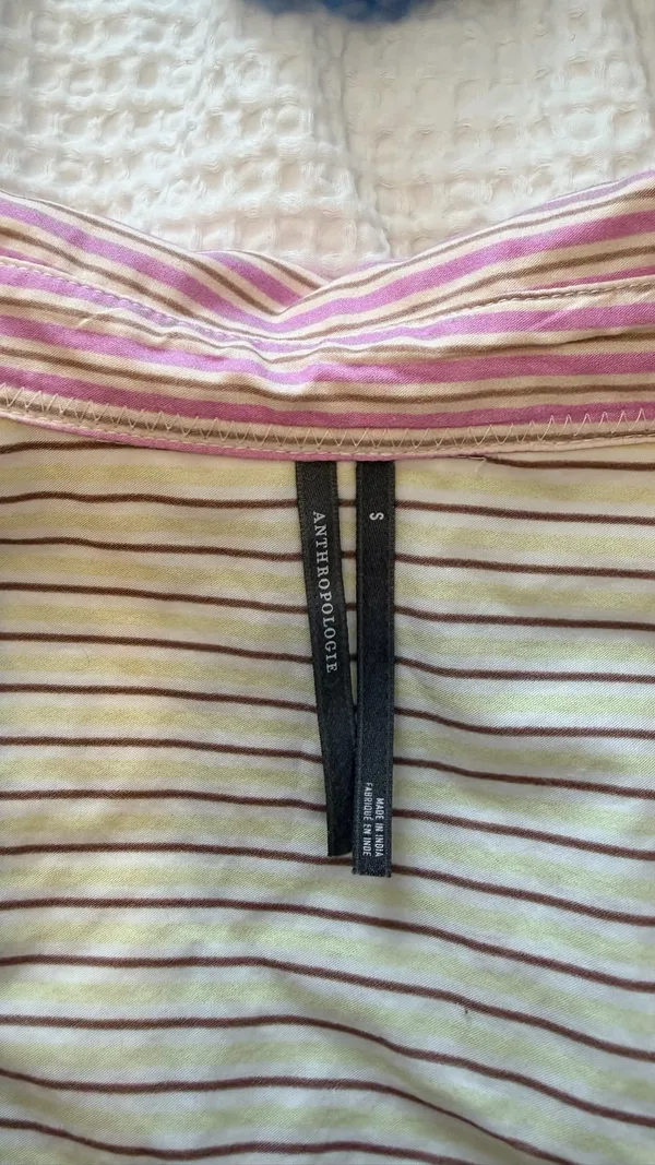 Anthropologie Striped Top - Image 3