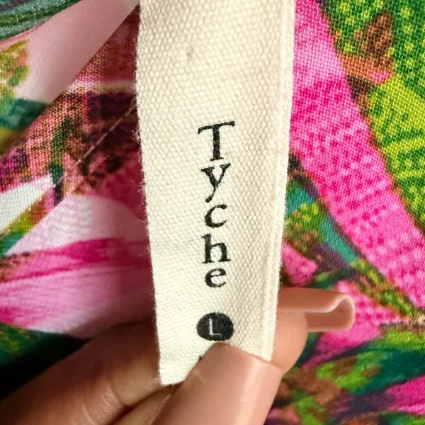 Tyche Tropical Floral Maxi Dress with Pockets - Image 3
