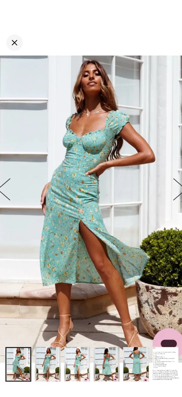Hello Molly Midi Dress - Image 2