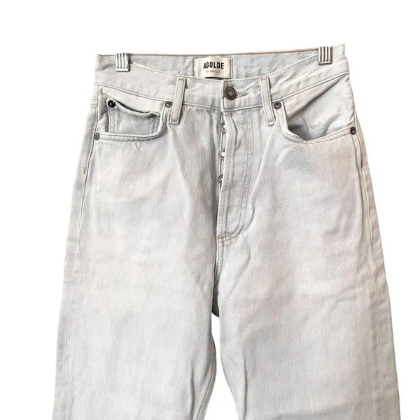 AGOLDE 90s Pinch Waist Denim‎ Haze Light Wash 24 - Image 6