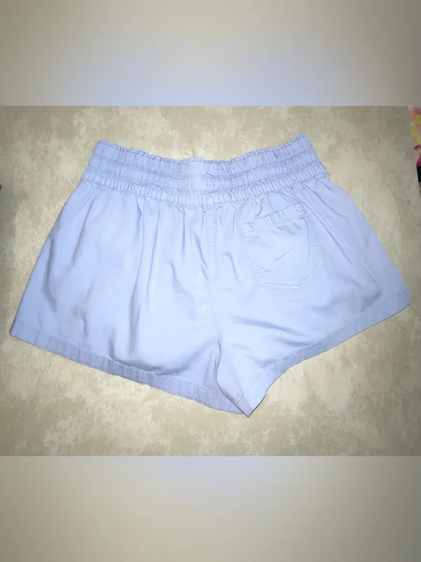 aerie Light Blue Elastic Drawstring Athletic Shorts - Image 2