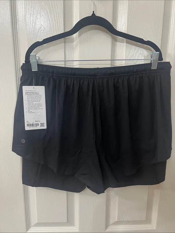 Lululemon Lightweight 2 in 1 Running HR Short. 2” shell 5” biker w/pockets - Image 8