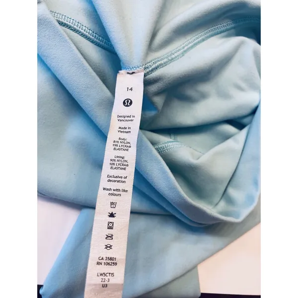 Lululemon Align‎ High-Rise Pant Women Size 14 Blue Nulu Yoga Leggings LW5CTIS - Image 5