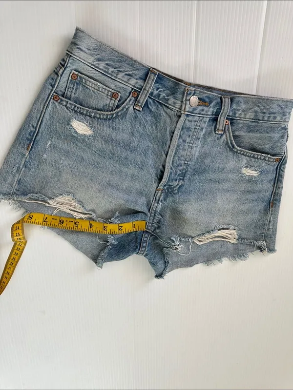 Aritzia Denim Forum Ex Boyfriend Shorts, 24 - Image 3