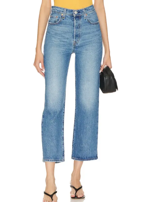 LEVI’S Ribcage Straight Ankle Jeans size‎ 24 High Rise - Image 11