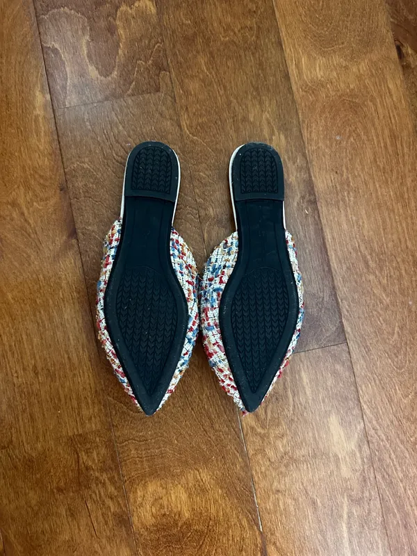Multicolor tweed mule Multiple Size 8.5 - Image 3