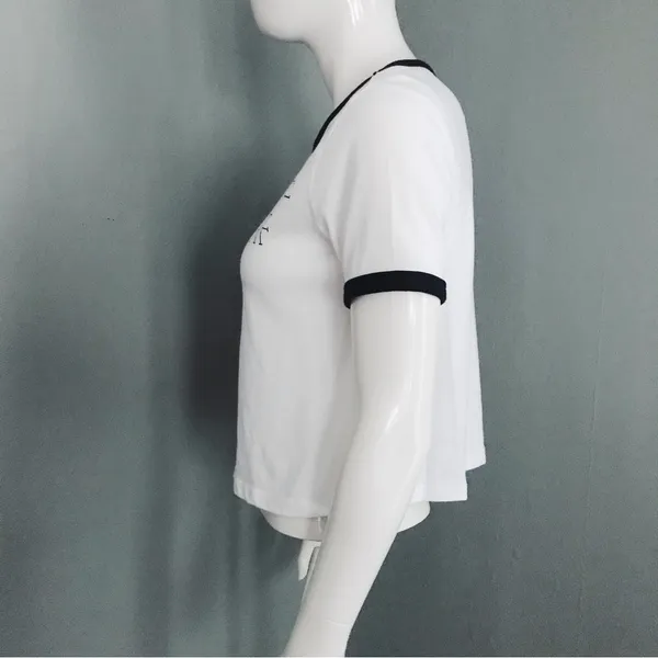 Graphic Ringer Tee in White | Size M Size M - Image 3