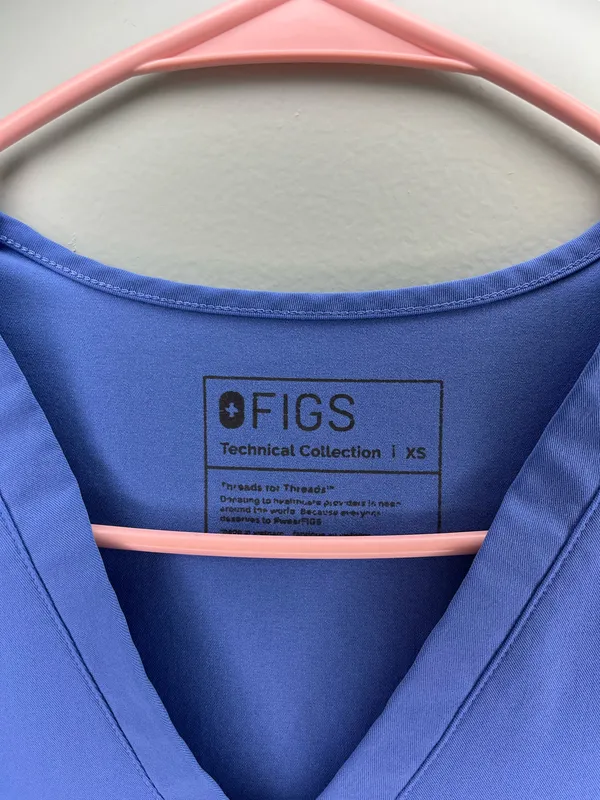 Figs Ciel Blue Jogger Scrub Set - Image 3
