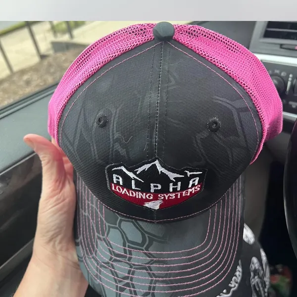 Alpha Loading Systems Black and Pink Cap - Image 4