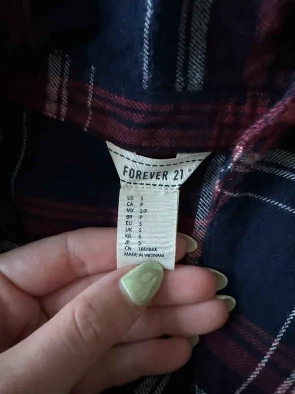 Forever 21 Flannel Mini Dress - Image 4
