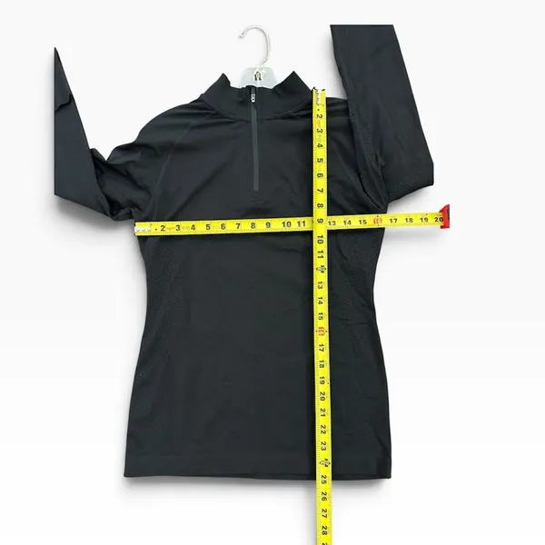 Salta ¼ Zip Long-Sleeved Underscrub black size medium - Image 4