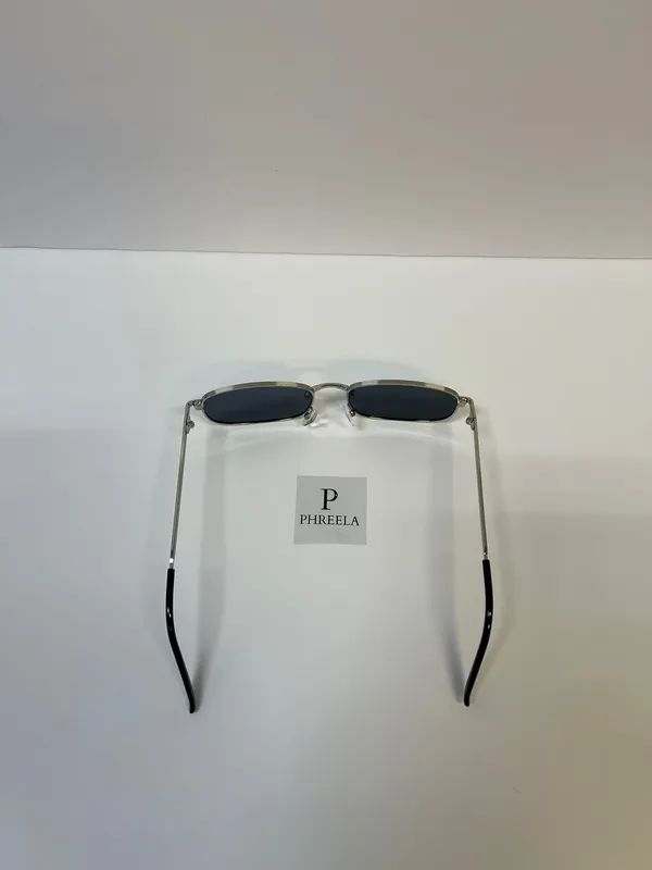 90s style sunglasses/ small retro metal sunglasses - Image 3