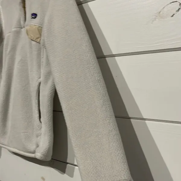 Patagonia Re-tool Snap T Fleece Pullover Ivory Medium - Image 8