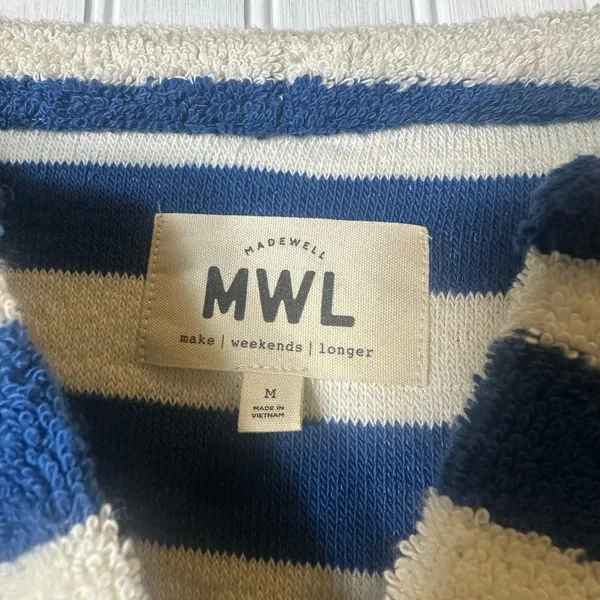 Madewell MWL Loop Terry Notched Sweatshirt - Image 2