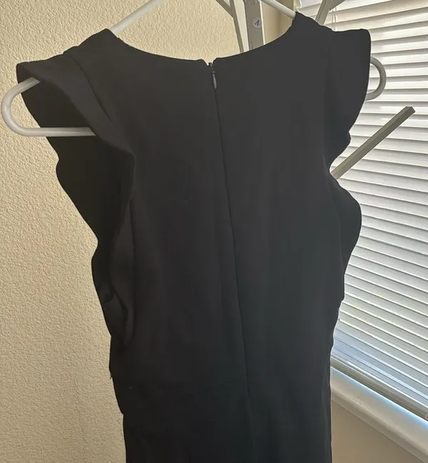 Zara Trafuluc black ruffle sleeves dress - Image 4