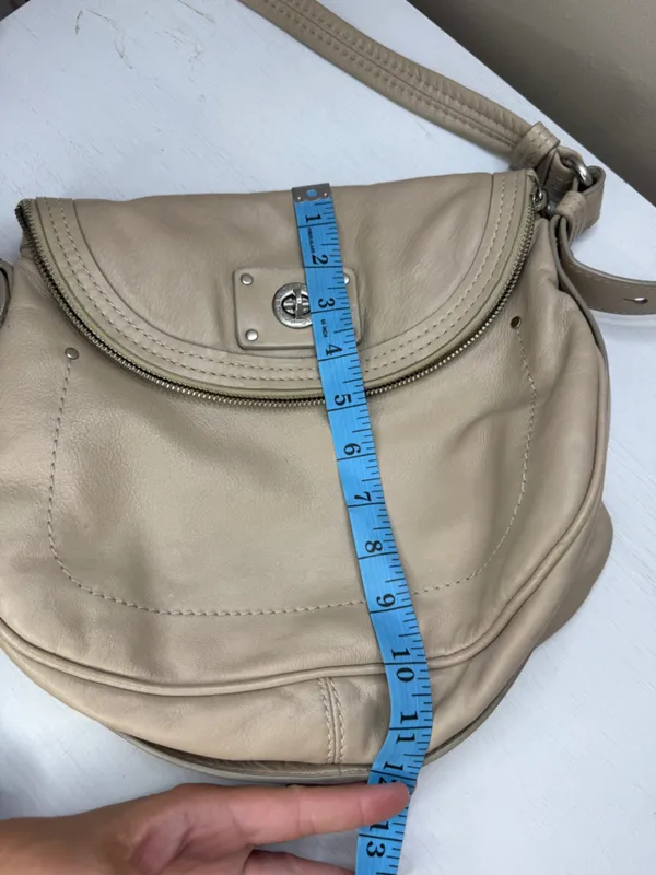 Marc by Marc Jacob Totally Turn-Lock Natasha Crossbody Bag Stone Cream - Image 3