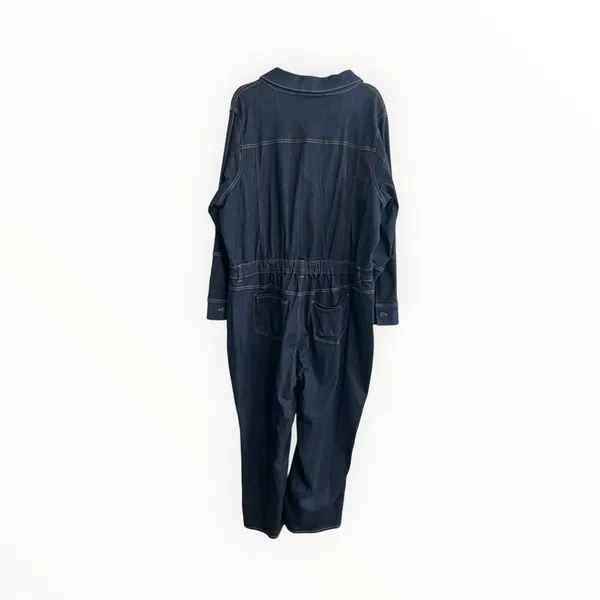 ERDEM x Universal Standard Myrtle Denim Jumpsuit Indigo M 18 20 Designer - Image 5