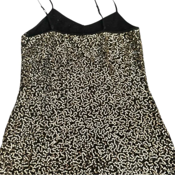 Chic Black and Gold Trendy Top - Image 7