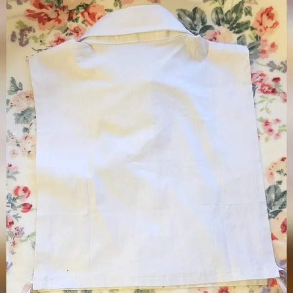 Etsy NWTS New White Clothes tassel removable collar shirt. - Image 2