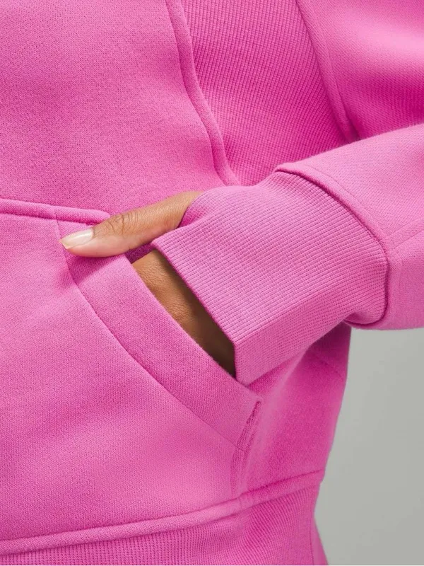Lululemon Scuba Oversized Half-Zip Hoodie XS/S Pow Pink Tone Lounge Athleisure - Image 4