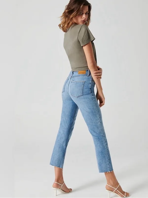 Aritzia Denim Forum Arlo High Rise Straight‎ 28L Jeans Size 26 - Image 2