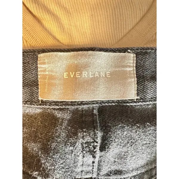 1251 | Everlane High Rise‎ Skinny Stretch Denim Jeans Black Womens 26 - Image 5