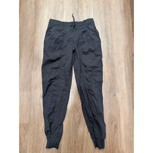 Lululemon Dance Studio Jogger 29 Black Textured Pants LW5BEHS Size 6 - Image 2