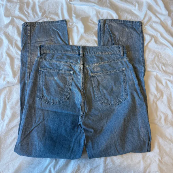 Pull & Bear Metallic Jeans - Image 5
