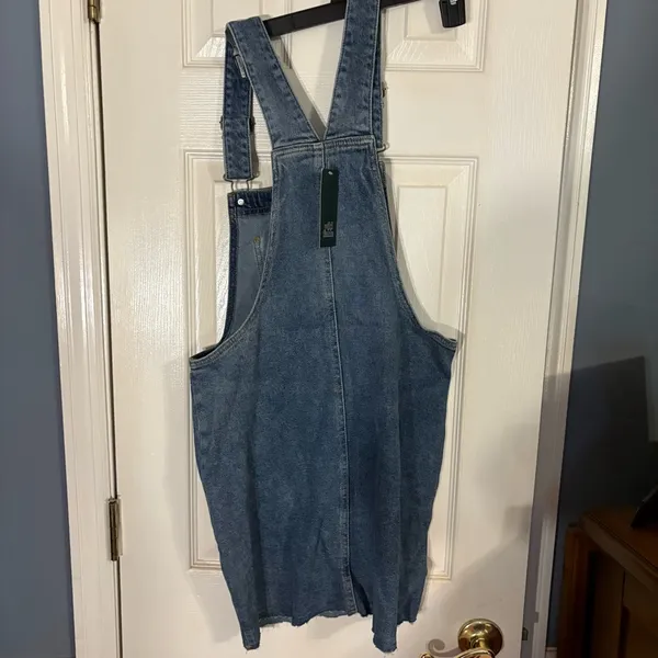 Wild Fable Blue Denim Overall Dress - Image 3