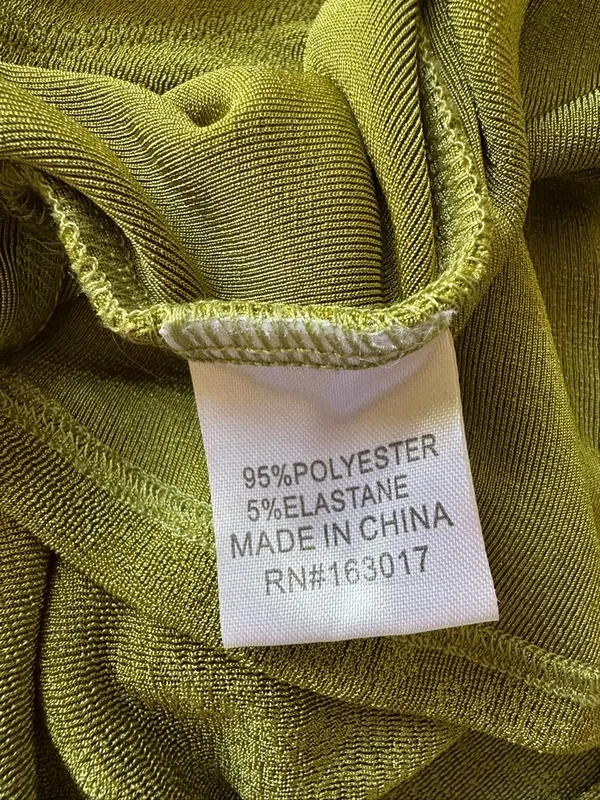 Princess Polly Party Time Olive Green Knit Top-‎ Mini Dress Sz 16 Comfy Flowy - Image 7