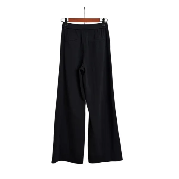 Halara Flex High Waisted Pleated Wide Leg Work Casual Pants Black Size Small - Image 2