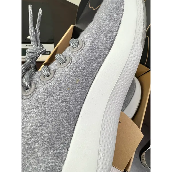 NIB Allbirds Wool Runner-Up Mizzle Grey Water-Repellent Sneakers Size 6 - Image 15