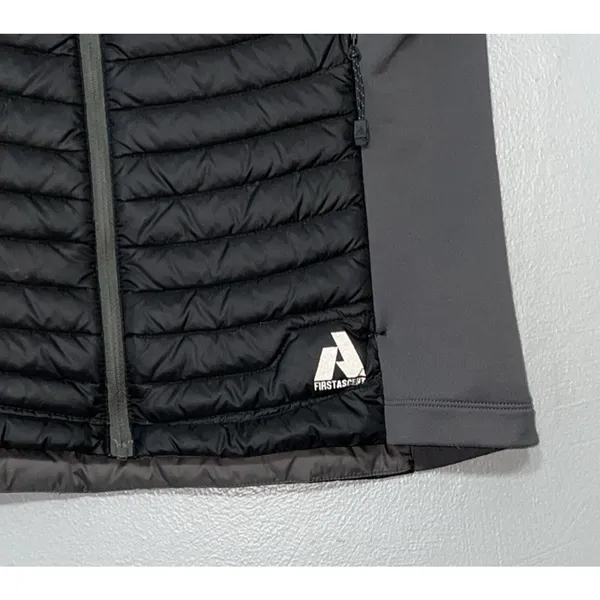 Eddie Bauer First Ascent Puffer Vest Size M Black 800 Fill Goose Down Packable - Image 3
