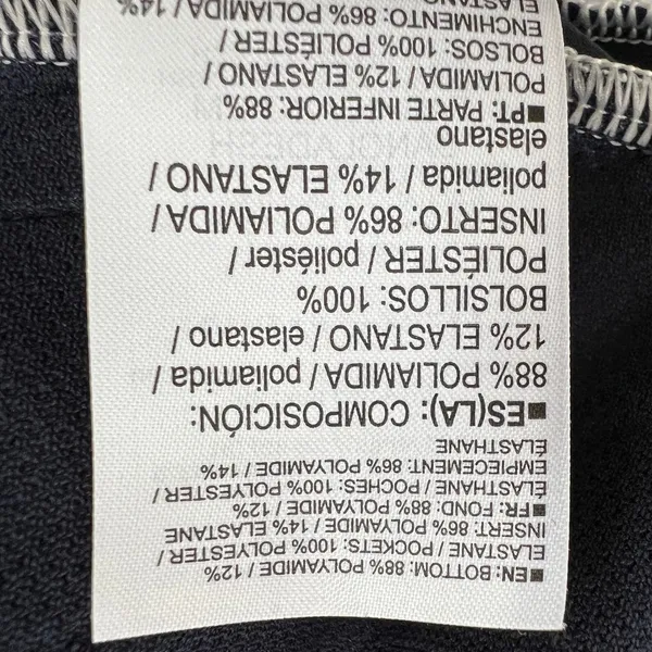 Salomon Athletic Shorts Hiking Running Zip‎ Pockets Blue Black Size 4 Outdoors - Image 5