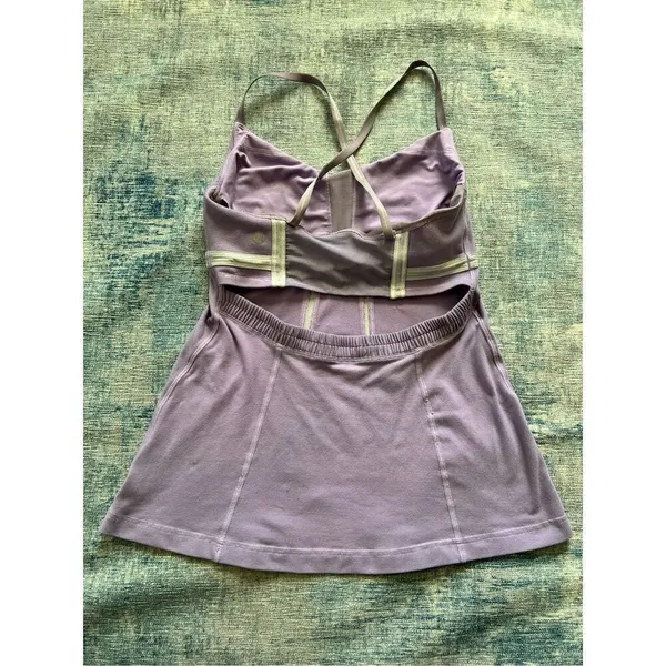 Lululemon Lavender Purple Mynah Athletic Tank Top Size 6 - Image 8