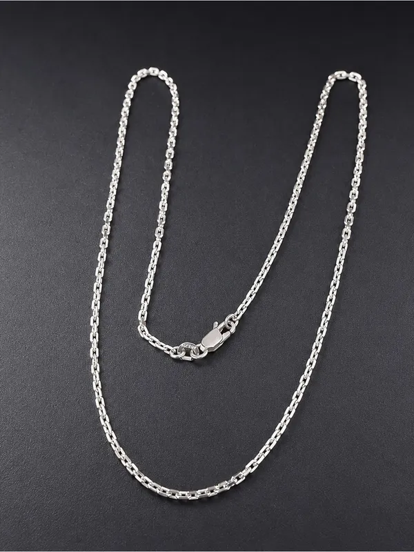 Sterling Silver Rolo Link Chain 18 Inch 4.4 Grams - Image 2