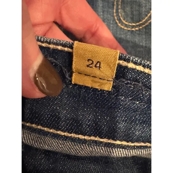 Citizens of Humanity Shorts Women 24 Blue Denim Faded Cut Off Jean Shorts Preppy - Image 7