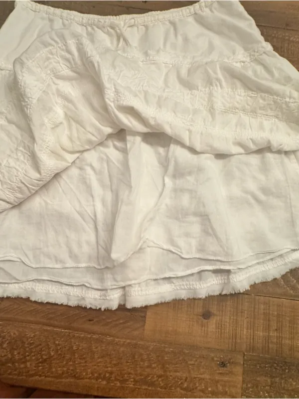 ABERCROMBIE Vintage‎ Tiered Cotton Mini Skirt Y2K - Image 3