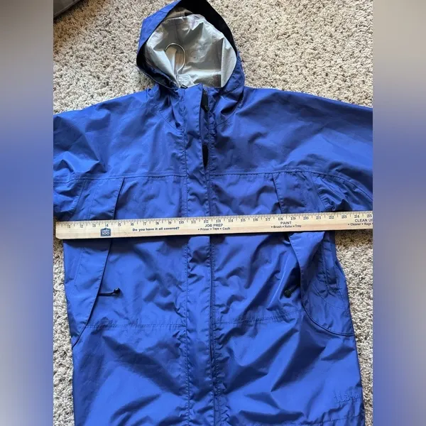 Vintage L.L.Bean Women's X-Large Raincoat, Blue‎ - Image 9