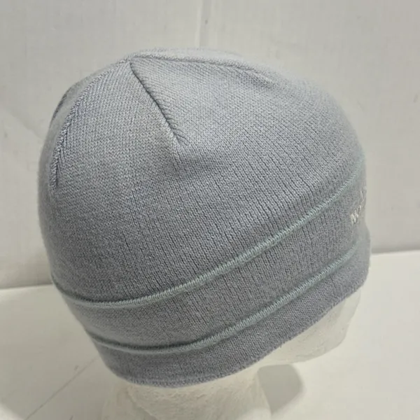 The North Face 100% Wool Blue Stripe Ski Hike Outdoor Warm Beanie Hat‎ Toboggan - Image 11