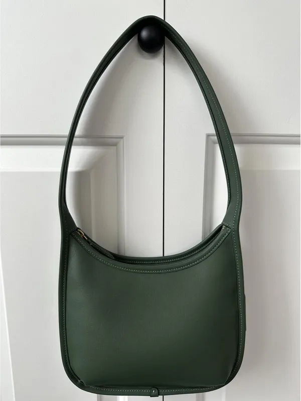 Coach Originals Curve Zip Bag Brass / Hunter Green - Image 3